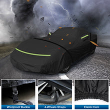 Load image into Gallery viewer, for C3 Corvette Car Cover Waterproof, Sun Heat Protection Outdoor Full Car Covers with Driver Side Zipper Windproof Heavy Duty All Weather Fit for C3 1968-1982 Chevy Corvette,Not for Rear Wing