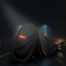 Load image into Gallery viewer, 300D Motorcycle Cover for Touring Models Road King Street Glide Road Glide Outdoor Bike Cover Windproof Heavy Duty Waterproof Protection Fits up to 118” Motorcycles