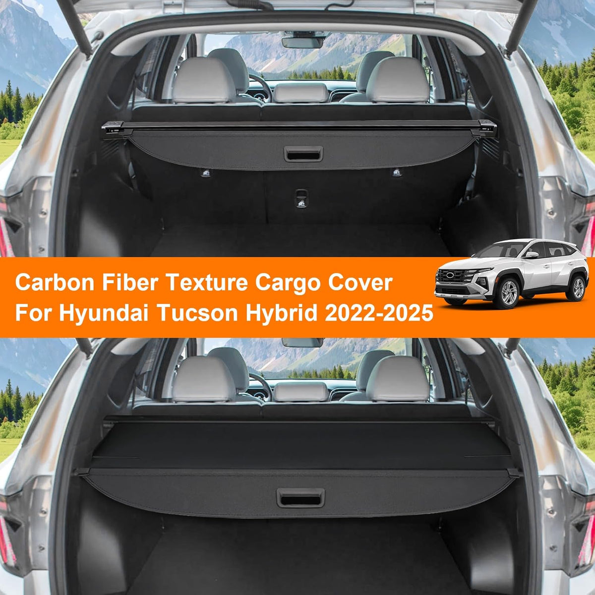 Hyundai Tucson Hybrid Retractable Cargo Cover (2022–2025)