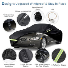 Load image into Gallery viewer, for Mazda Miata MX-5 Full Car Cover Waterproof All Weather, Outdoor Car Covers Windproof Heavy Duty Waterproof Protection Fit for Mazda Miata MX-5 1989-2023