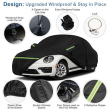 Load image into Gallery viewer, Custom Fit for Tesla Model Y Car Cover - Waterproof, All Weather, Heavy Duty Protection, Hail & Windproof, Long Lifetime, with Charge Port Opening and Side Zipper - Fits for Model Y 2020-2023
