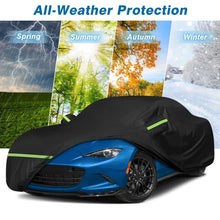 Load image into Gallery viewer, for Mazda Miata MX-5 Full Car Cover Waterproof All Weather, Outdoor Car Covers Windproof Heavy Duty Waterproof Protection Fit for Mazda Miata MX-5 1989-2023