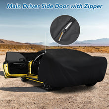 Load image into Gallery viewer, for C6 Corvette Full Car Cover Waterproof, Outdoor Car Covers Windproof Heavy Duty All Weather Waterproof Protection Universal Custom Compatible with C6 2005-2013 Chevy Corvette(Black)