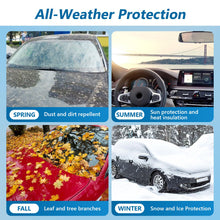 Load image into Gallery viewer, for C6 Corvette Full Car Cover Waterproof, Outdoor Car Covers Windproof Heavy Duty All Weather Waterproof Protection Universal Custom Compatible with C6 2005-2013 Chevy Corvette(Black)