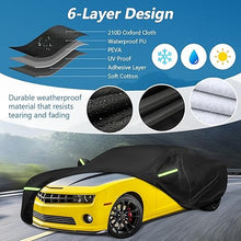 Load image into Gallery viewer, Car cover with 6-layer design on a road background