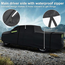 Load image into Gallery viewer, Car cover with waterproof zipper on a mountainous background