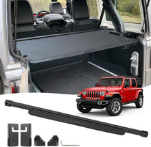Load image into Gallery viewer, Trunk mat for a vehicle with a red Jeep Wrangler in the background