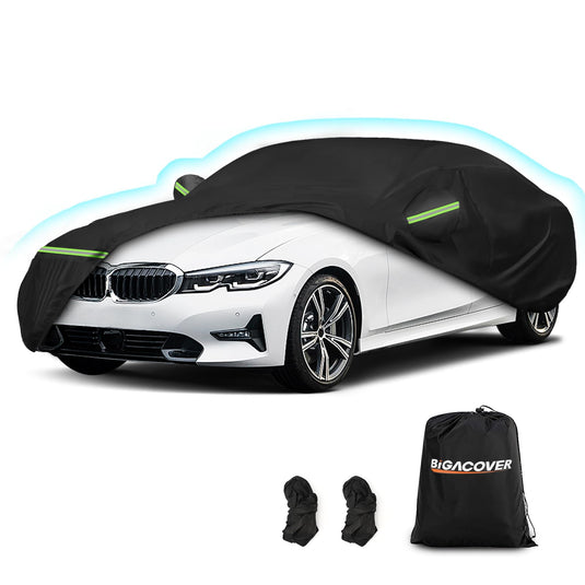 Custom Fit for Tesla Model Y Car Cover - Waterproof, All Weather, Heavy Duty Protection, Hail & Windproof, Long Lifetime, with Charge Port Opening and Side Zipper - Fits for Model Y 2020-2023