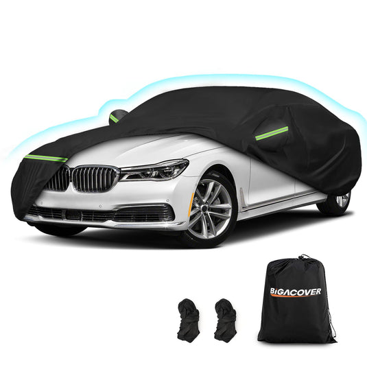 Custom Fit for Tesla Model Y Car Cover - Waterproof, All Weather, Heavy Duty Protection, Hail & Windproof, Long Lifetime, with Charge Port Opening and Side Zipper - Fits for Model Y 2020-2023