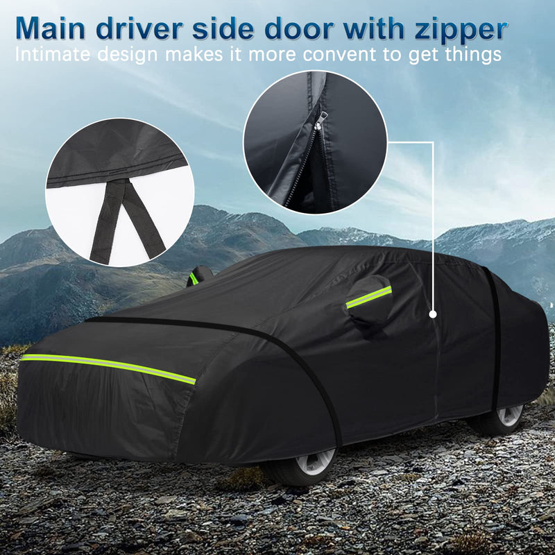 Load image into Gallery viewer, Custom Fit for Tesla Model Y Car Cover - Waterproof, All Weather, Heavy Duty Protection, Hail &amp; Windproof, Long Lifetime, with Charge Port Opening and Side Zipper - Fits for Model Y 2020-2023
