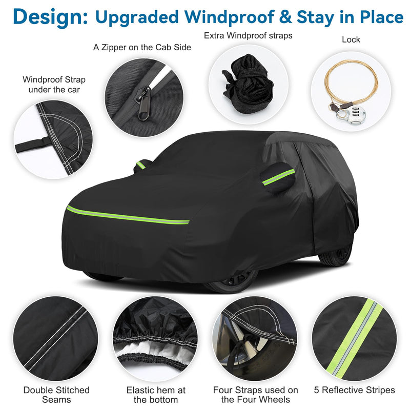 Load image into Gallery viewer, Custom Fit for Tesla Model Y Car Cover - Waterproof, All Weather, Heavy Duty Protection, Hail &amp; Windproof, Long Lifetime, with Charge Port Opening and Side Zipper - Fits for Model Y 2020-2023
