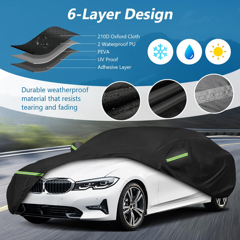 Load image into Gallery viewer, Custom Fit for Tesla Model Y Car Cover - Waterproof, All Weather, Heavy Duty Protection, Hail &amp; Windproof, Long Lifetime, with Charge Port Opening and Side Zipper - Fits for Model Y 2020-2023
