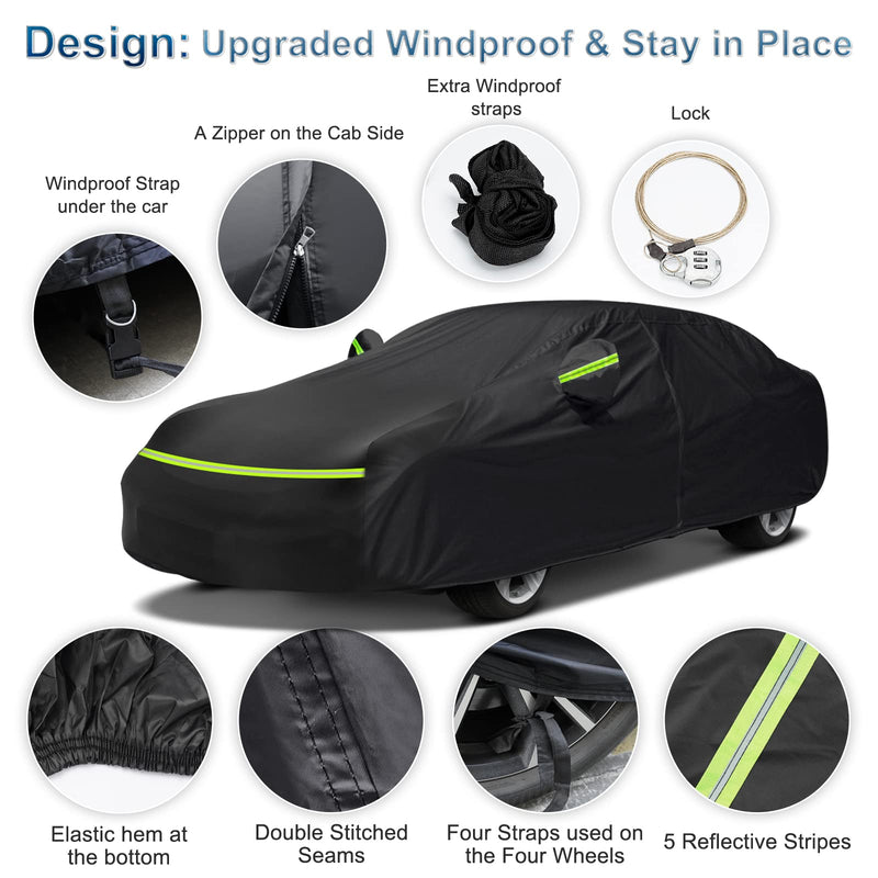 Load image into Gallery viewer, Custom Fit for Tesla Model Y Car Cover - Waterproof, All Weather, Heavy Duty Protection, Hail &amp; Windproof, Long Lifetime, with Charge Port Opening and Side Zipper - Fits for Model Y 2020-2023
