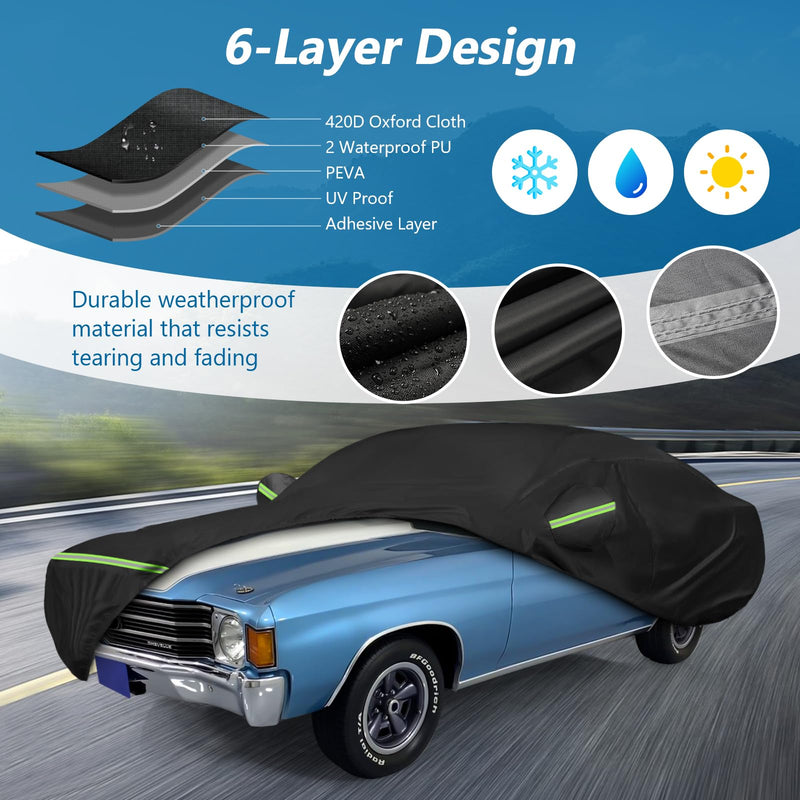 Load image into Gallery viewer, for Mazda Miata MX-5 Full Car Cover Waterproof All Weather, Outdoor Car Covers Windproof Heavy Duty Waterproof Protection Fit for Mazda Miata MX-5 1989-2023
