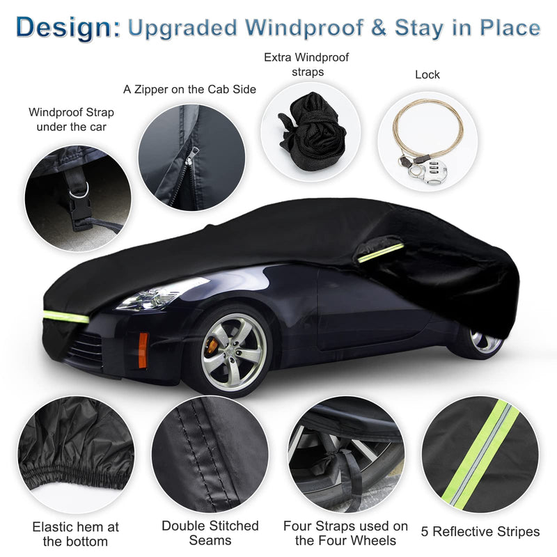 Load image into Gallery viewer, for Mazda Miata MX-5 Full Car Cover Waterproof All Weather, Outdoor Car Covers Windproof Heavy Duty Waterproof Protection Fit for Mazda Miata MX-5 1989-2023
