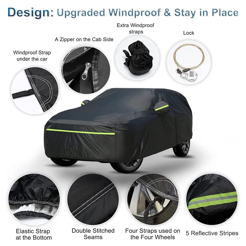 Load image into Gallery viewer, Custom Fit for Tesla Model Y Car Cover - Waterproof, All Weather, Heavy Duty Protection, Hail &amp; Windproof, Long Lifetime, with Charge Port Opening and Side Zipper - Fits for Model Y 2020-2023
