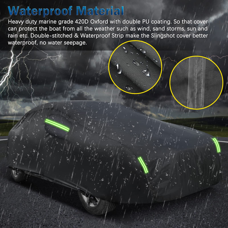 Load image into Gallery viewer, for Mazda Miata MX-5 Full Car Cover Waterproof All Weather, Outdoor Car Covers Windproof Heavy Duty Waterproof Protection Fit for Mazda Miata MX-5 1989-2023
