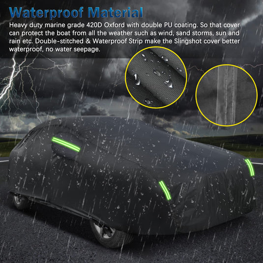 for Mazda Miata MX-5 Full Car Cover Waterproof All Weather, Outdoor Car Covers Windproof Heavy Duty Waterproof Protection Fit for Mazda Miata MX-5 1989-2023