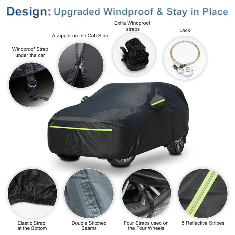 Load image into Gallery viewer, Custom Fit for Tesla Model Y Car Cover - Waterproof, All Weather, Heavy Duty Protection, Hail &amp; Windproof, Long Lifetime, with Charge Port Opening and Side Zipper - Fits for Model Y 2020-2023
