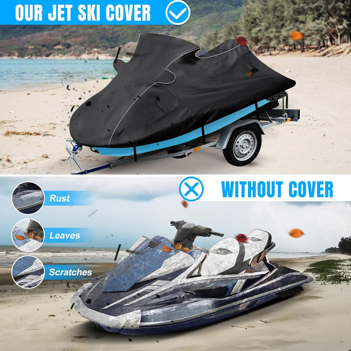 Yamaha EX/EXR Waterproof Jet Ski Cover (2017–2025)