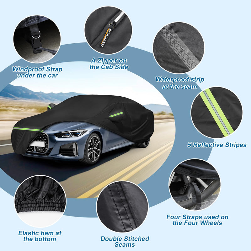 Load image into Gallery viewer, for Mazda Miata MX-5 Full Car Cover Waterproof All Weather, Outdoor Car Covers Windproof Heavy Duty Waterproof Protection Fit for Mazda Miata MX-5 1989-2023
