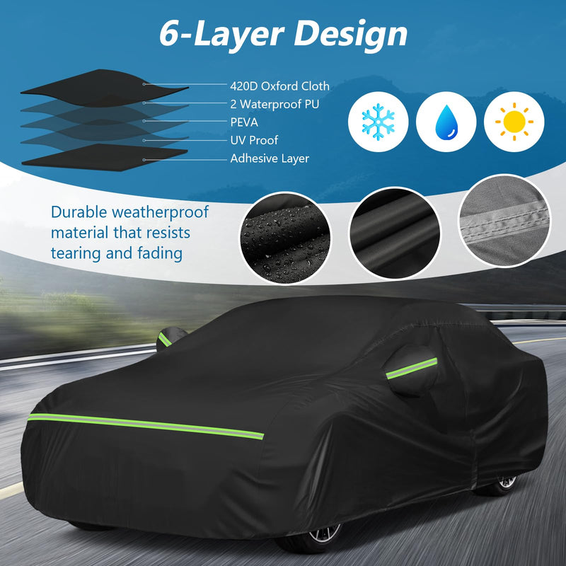 Load image into Gallery viewer, for Mazda Miata MX-5 Full Car Cover Waterproof All Weather, Outdoor Car Covers Windproof Heavy Duty Waterproof Protection Fit for Mazda Miata MX-5 1989-2023
