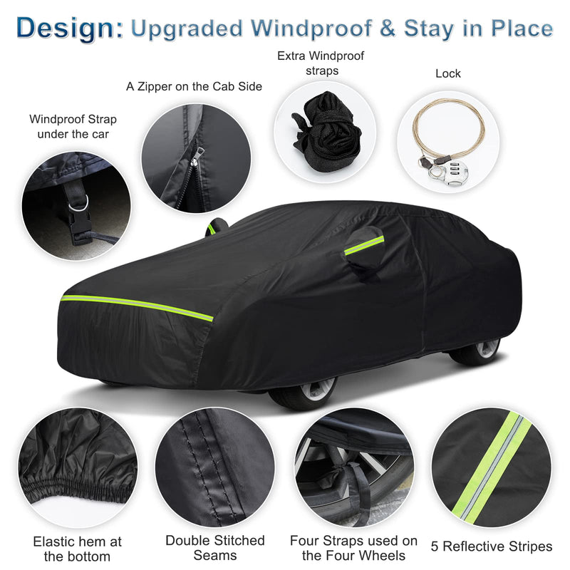 Load image into Gallery viewer, Custom Fit for Tesla Model Y Car Cover - Waterproof, All Weather, Heavy Duty Protection, Hail &amp; Windproof, Long Lifetime, with Charge Port Opening and Side Zipper - Fits for Model Y 2020-2023
