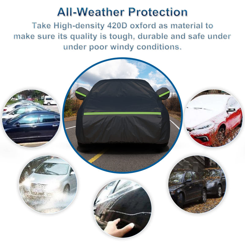 Load image into Gallery viewer, Custom Fit for Tesla Model Y Car Cover - Waterproof, All Weather, Heavy Duty Protection, Hail &amp; Windproof, Long Lifetime, with Charge Port Opening and Side Zipper - Fits for Model Y 2020-2023
