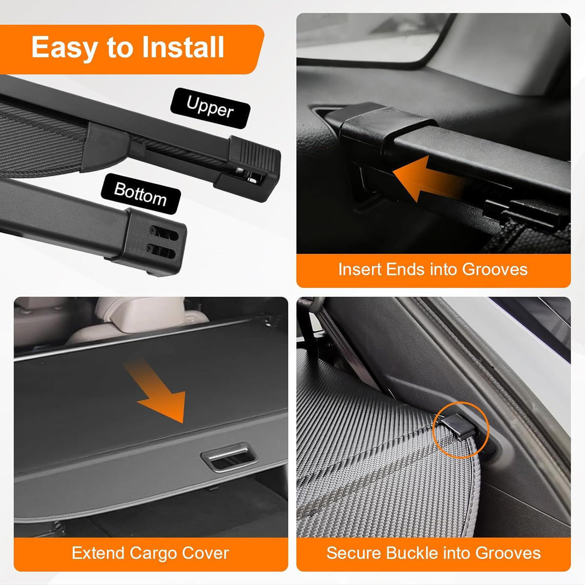Mazda CX-90 Retractable Cargo Cover (2024)