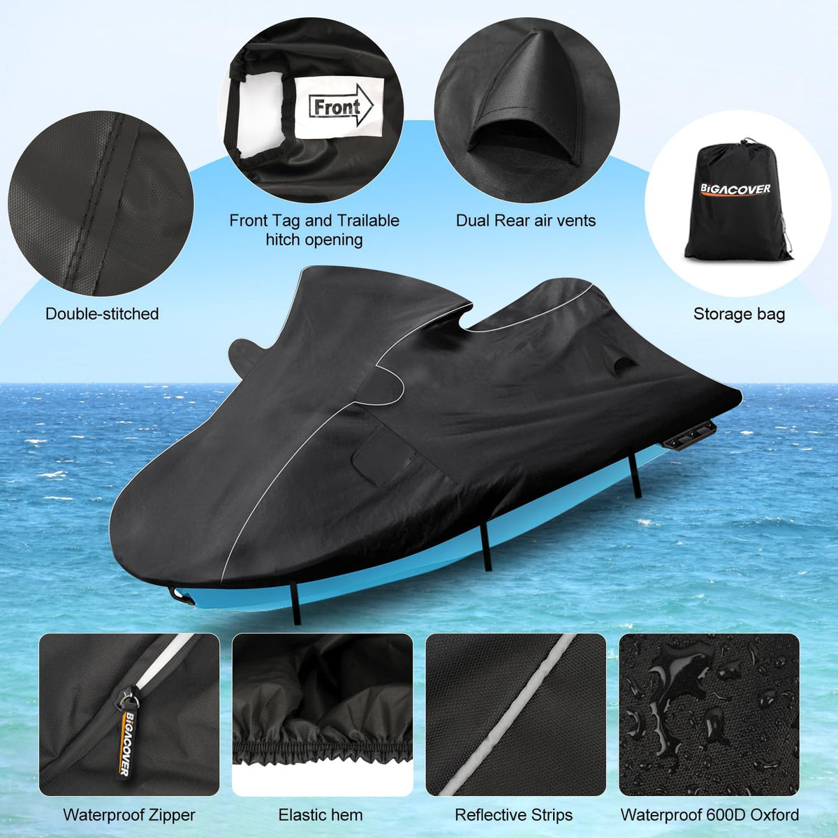 Yamaha EX/EXR Waterproof Jet Ski Cover (2017–2025)