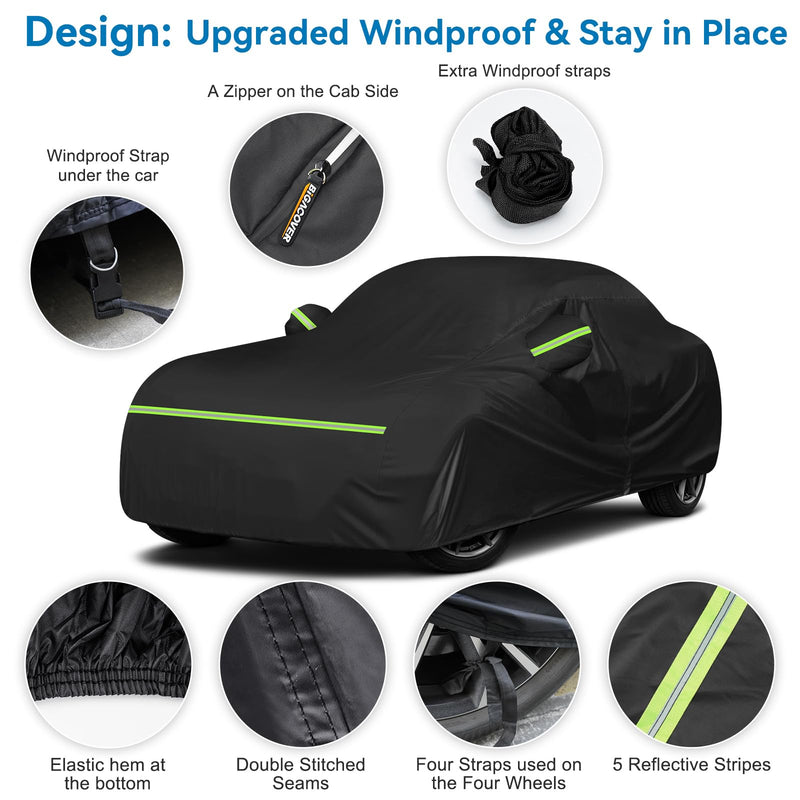 Load image into Gallery viewer, for Mazda Miata MX-5 Full Car Cover Waterproof All Weather, Outdoor Car Covers Windproof Heavy Duty Waterproof Protection Fit for Mazda Miata MX-5 1989-2023
