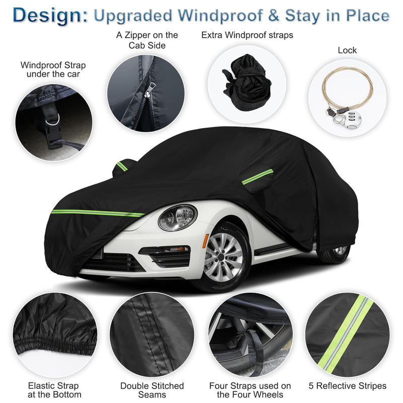 Load image into Gallery viewer, Custom Fit for Tesla Model Y Car Cover - Waterproof, All Weather, Heavy Duty Protection, Hail &amp; Windproof, Long Lifetime, with Charge Port Opening and Side Zipper - Fits for Model Y 2020-2023
