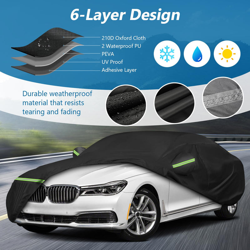 Load image into Gallery viewer, Custom Fit for Tesla Model Y Car Cover - Waterproof, All Weather, Heavy Duty Protection, Hail &amp; Windproof, Long Lifetime, with Charge Port Opening and Side Zipper - Fits for Model Y 2020-2023
