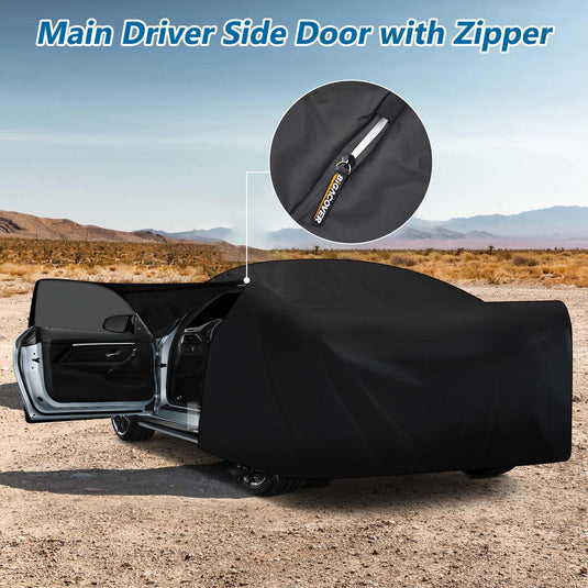 for Mazda Miata MX-5 Full Car Cover Waterproof All Weather, Outdoor Car Covers Windproof Heavy Duty Waterproof Protection Fit for Mazda Miata MX-5 1989-2023