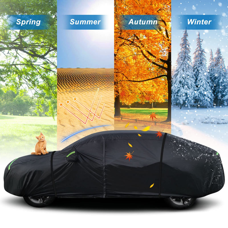 Load image into Gallery viewer, Custom Fit for Tesla Model Y Car Cover - Waterproof, All Weather, Heavy Duty Protection, Hail &amp; Windproof, Long Lifetime, with Charge Port Opening and Side Zipper - Fits for Model Y 2020-2023
