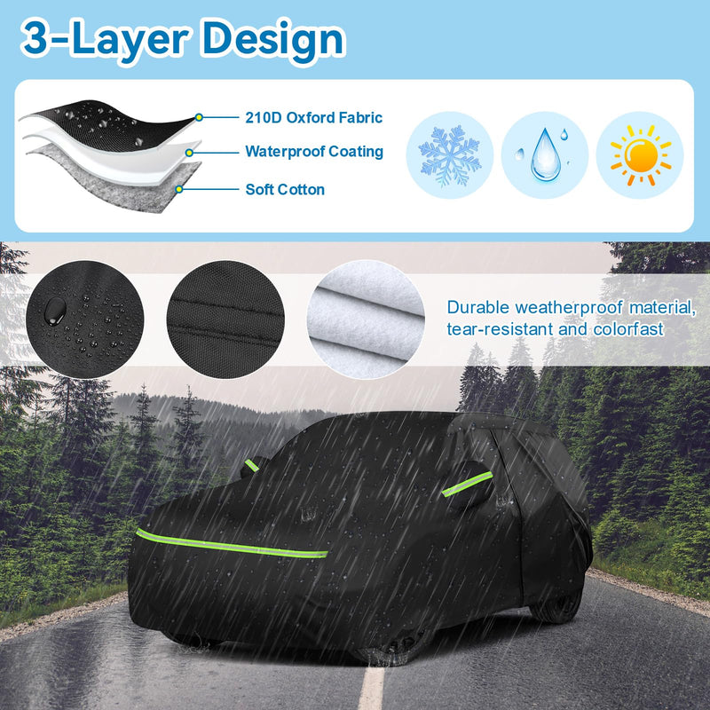 Load image into Gallery viewer, Custom Fit for Tesla Model Y Car Cover - Waterproof, All Weather, Heavy Duty Protection, Hail &amp; Windproof, Long Lifetime, with Charge Port Opening and Side Zipper - Fits for Model Y 2020-2023
