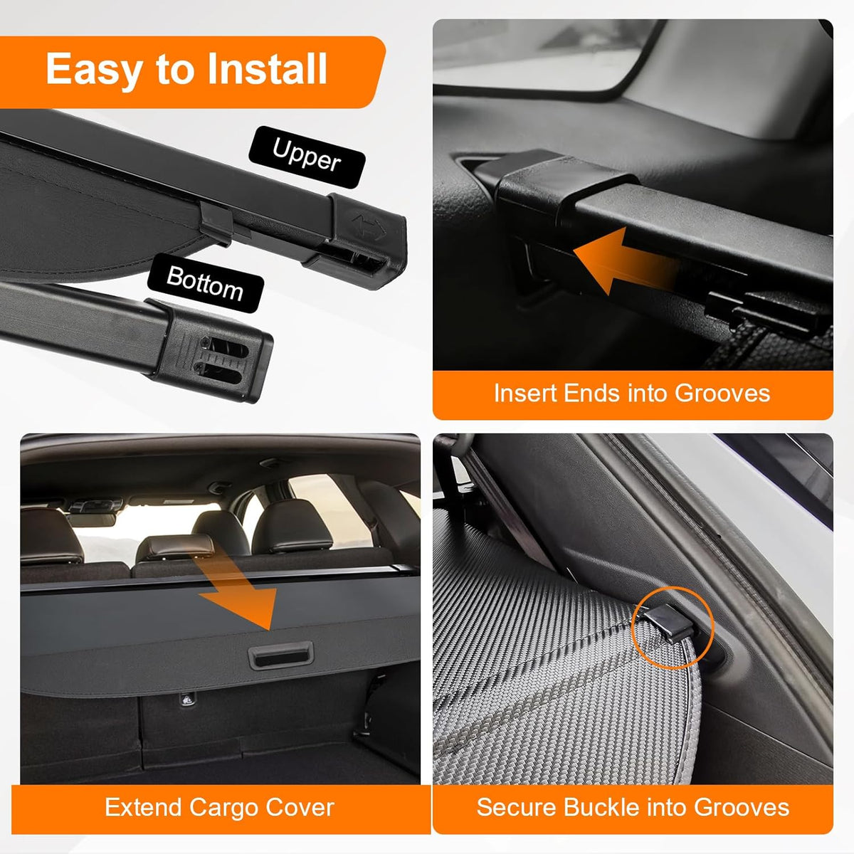 Hyundai Tucson Hybrid Retractable Cargo Cover (2022–2025)
