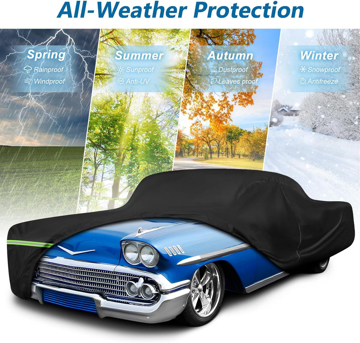 Chevy Impala & Bel Air Waterproof Car Cover (1958–1970)