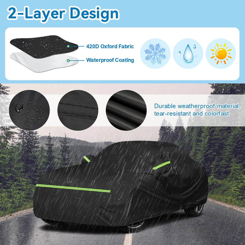 Load image into Gallery viewer, for Mazda Miata MX-5 Full Car Cover Waterproof All Weather, Outdoor Car Covers Windproof Heavy Duty Waterproof Protection Fit for Mazda Miata MX-5 1989-2023
