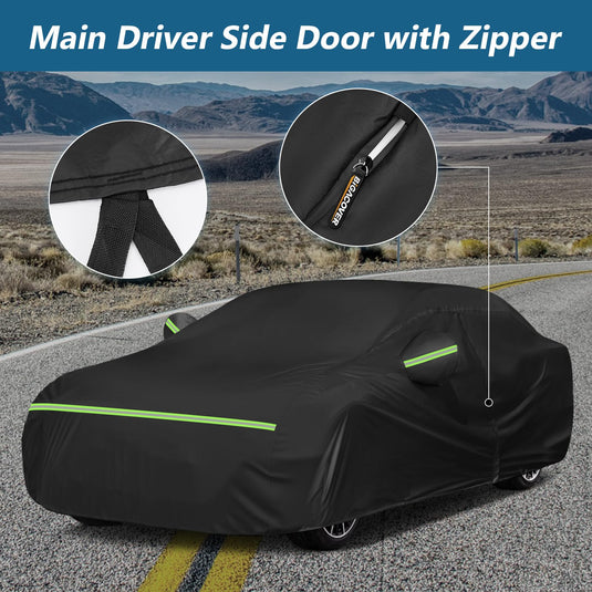 for Mazda Miata MX-5 Full Car Cover Waterproof All Weather, Outdoor Car Covers Windproof Heavy Duty Waterproof Protection Fit for Mazda Miata MX-5 1989-2023