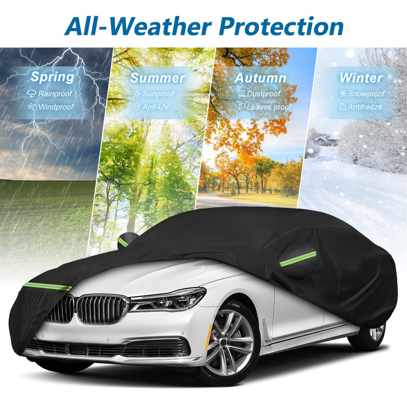 Load image into Gallery viewer, Custom Fit for Tesla Model Y Car Cover - Waterproof, All Weather, Heavy Duty Protection, Hail &amp; Windproof, Long Lifetime, with Charge Port Opening and Side Zipper - Fits for Model Y 2020-2023
