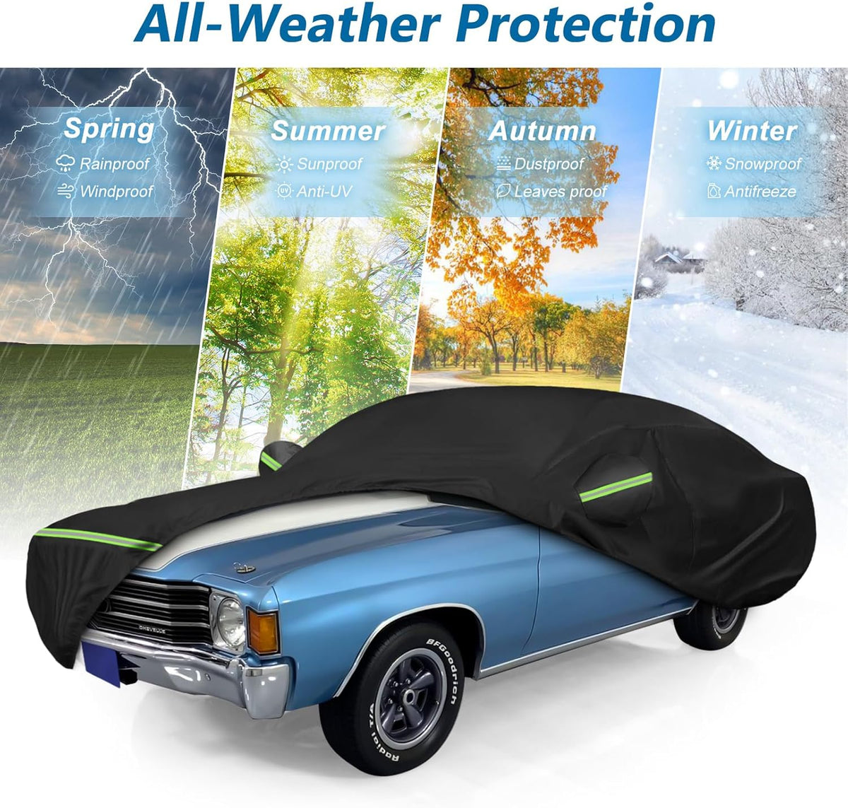 Chevy El Camino Waterproof Car Cover (1964–1987)