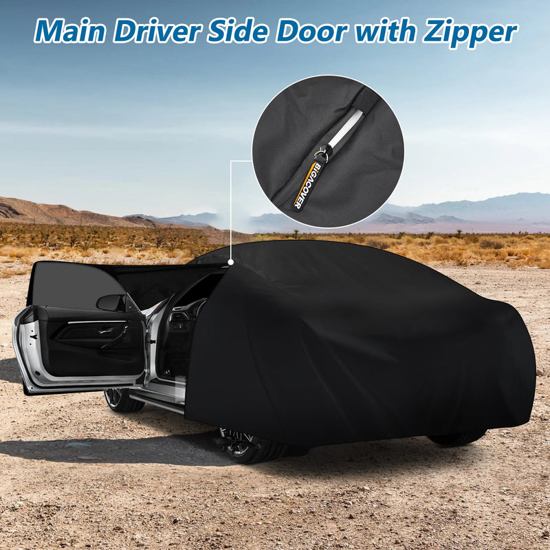 Load image into Gallery viewer, Custom Fit for Tesla Model Y Car Cover - Waterproof, All Weather, Heavy Duty Protection, Hail &amp; Windproof, Long Lifetime, with Charge Port Opening and Side Zipper - Fits for Model Y 2020-2023
