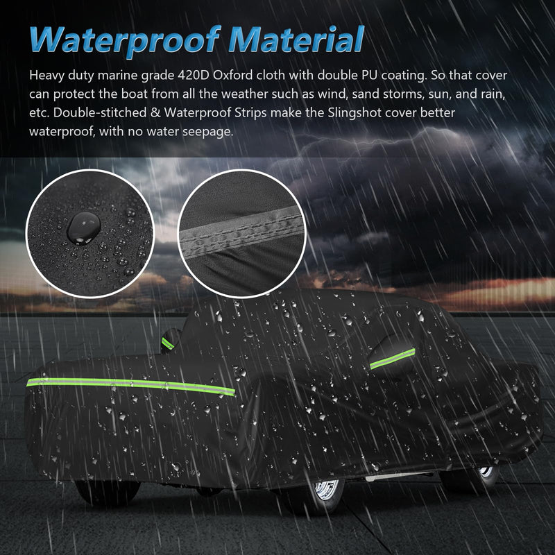 Load image into Gallery viewer, for Mazda Miata MX-5 Full Car Cover Waterproof All Weather, Outdoor Car Covers Windproof Heavy Duty Waterproof Protection Fit for Mazda Miata MX-5 1989-2023
