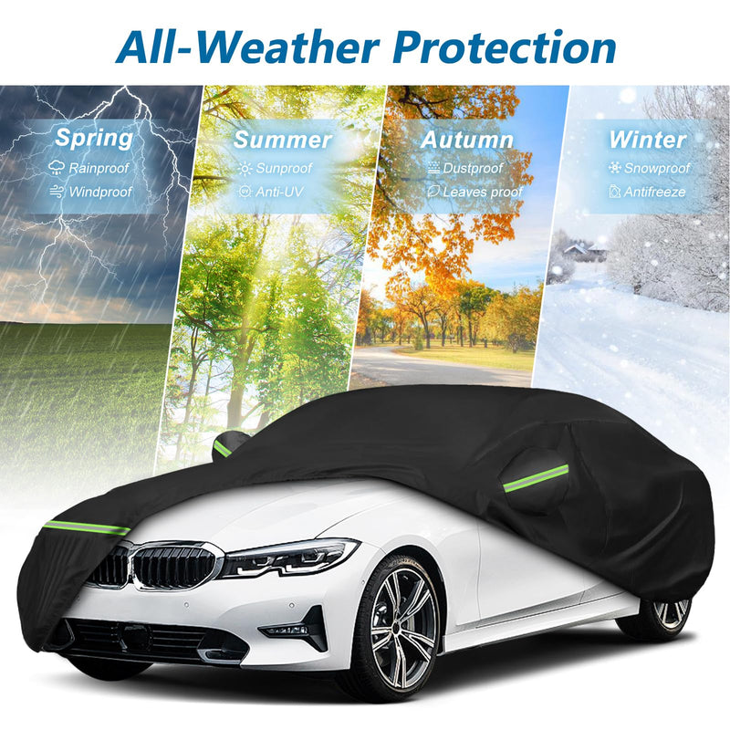 Load image into Gallery viewer, Custom Fit for Tesla Model Y Car Cover - Waterproof, All Weather, Heavy Duty Protection, Hail &amp; Windproof, Long Lifetime, with Charge Port Opening and Side Zipper - Fits for Model Y 2020-2023
