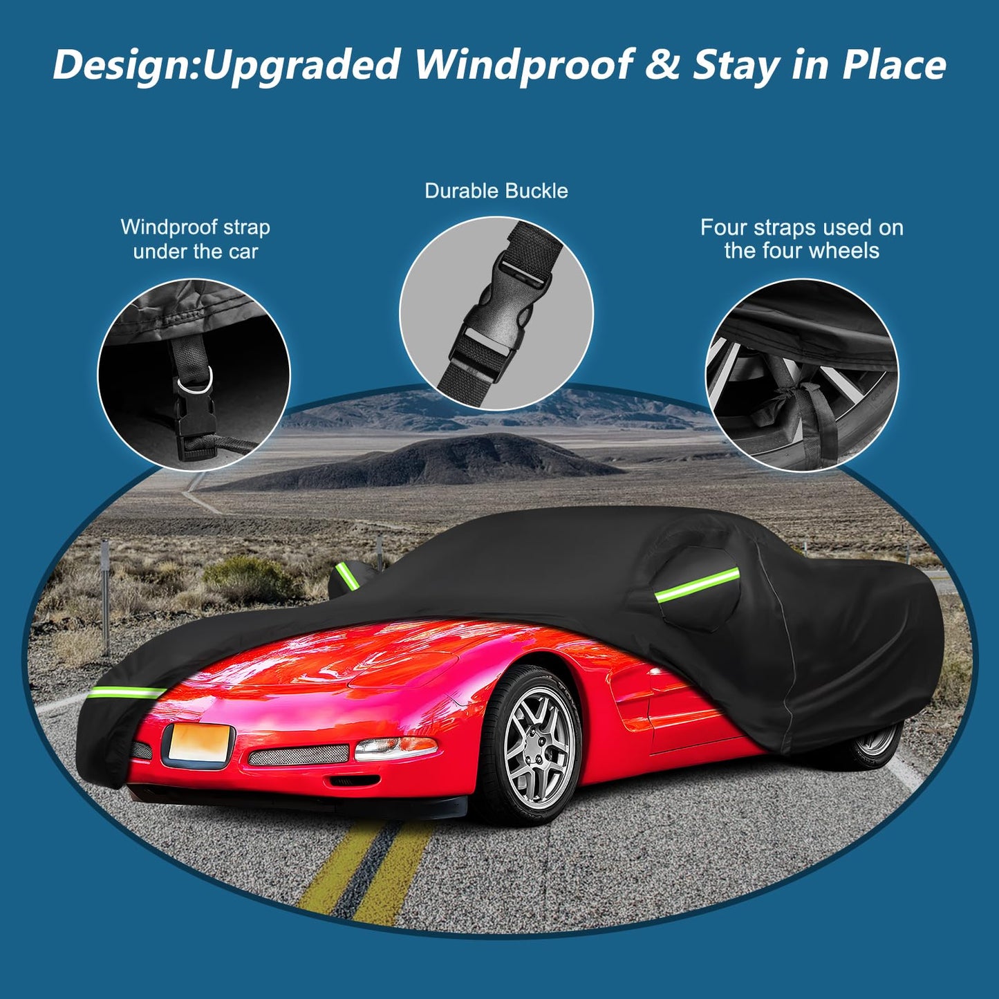 C6 Corvette Waterproof Heavy Duty Car Cover (2005–2013)
