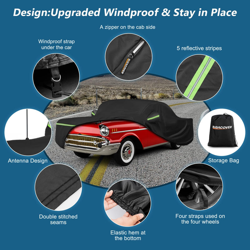 Load image into Gallery viewer, for Mazda Miata MX-5 Full Car Cover Waterproof All Weather, Outdoor Car Covers Windproof Heavy Duty Waterproof Protection Fit for Mazda Miata MX-5 1989-2023
