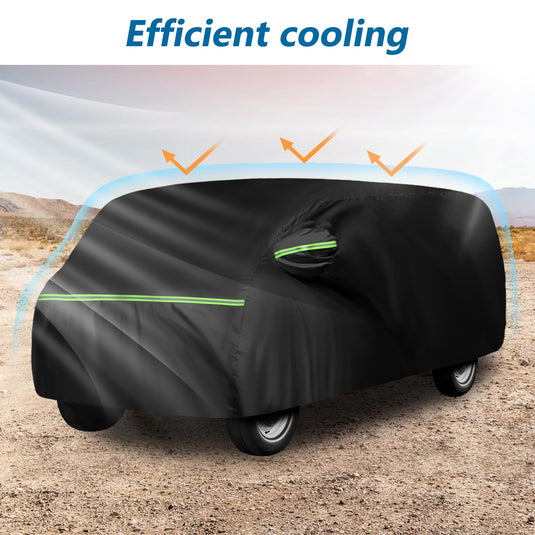 Custom Fit for Tesla Model Y Car Cover - Waterproof, All Weather, Heavy Duty Protection, Hail & Windproof, Long Lifetime, with Charge Port Opening and Side Zipper - Fits for Model Y 2020-2023