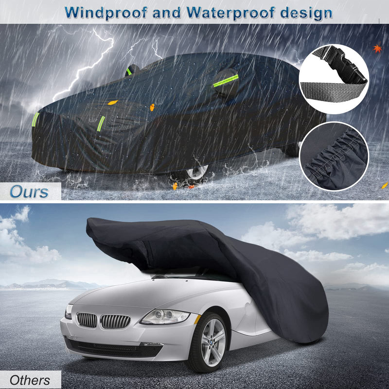 Load image into Gallery viewer, for Mazda Miata MX-5 Full Car Cover Waterproof All Weather, Outdoor Car Covers Windproof Heavy Duty Waterproof Protection Fit for Mazda Miata MX-5 1989-2023
