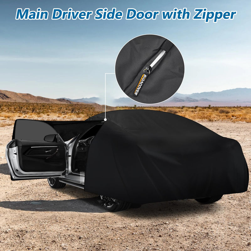 Load image into Gallery viewer, Custom Fit for Tesla Model Y Car Cover - Waterproof, All Weather, Heavy Duty Protection, Hail &amp; Windproof, Long Lifetime, with Charge Port Opening and Side Zipper - Fits for Model Y 2020-2023
